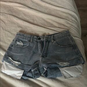 Distressed Denim Women's Shorts